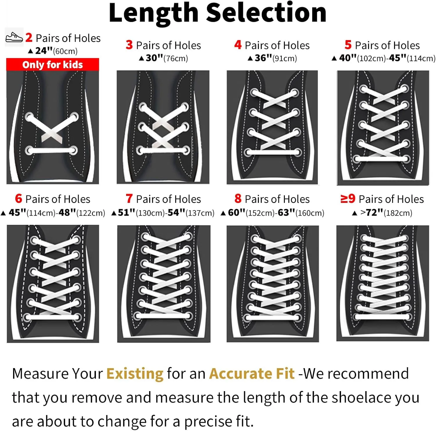Handshop Flat Shoelaces 5/16" - 20 Colors in 36"-72" Shoe Laces For Sneakers